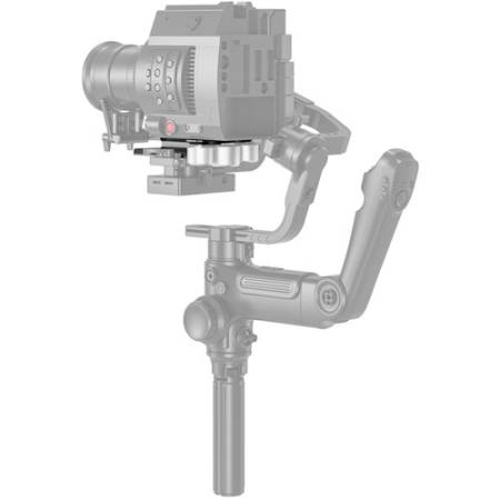 SmallRig BSS2402 - płytka montażowa z uchwytem przeciwwagi do Zhiyun CRANE 3 LAB - przykład użycia